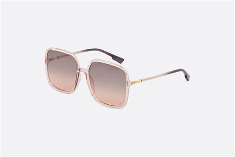 dior sostellaire pink|DiorSostellaire1 Translucent Pink Square Sunglasses.